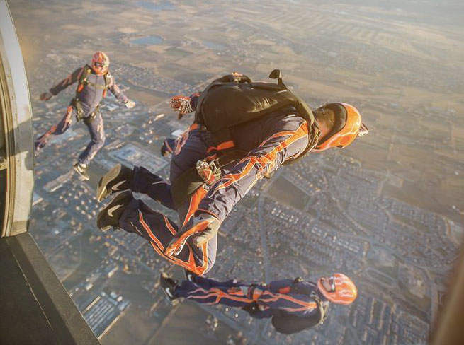 Kenyon Salo Broncos Skydive Team 1 Kenyon Salo Broncos Skydive Team 1